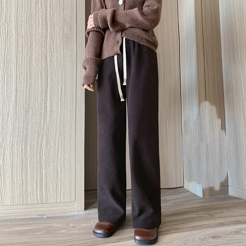 Warm Fleece Wide Leg Pants - Image 10