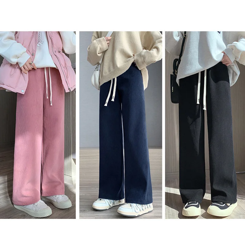 Warm Fleece Wide Leg Pants - Image 5