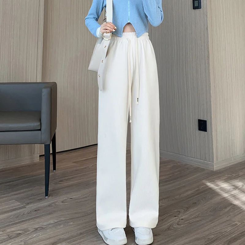 Warm Fleece Wide Leg Pants - Image 7