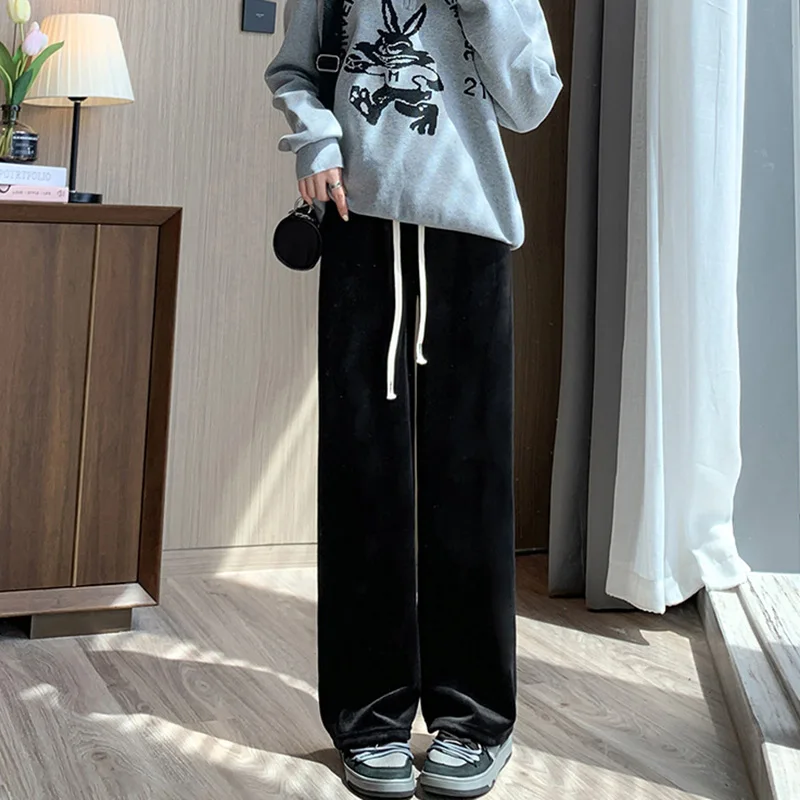 Warm Fleece Wide Leg Pants - Image 8