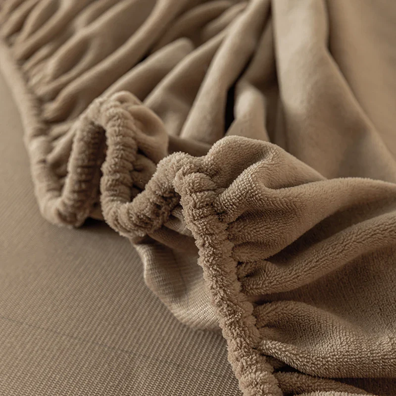 Warm Plush Fitted Bed Sheet - Image 3