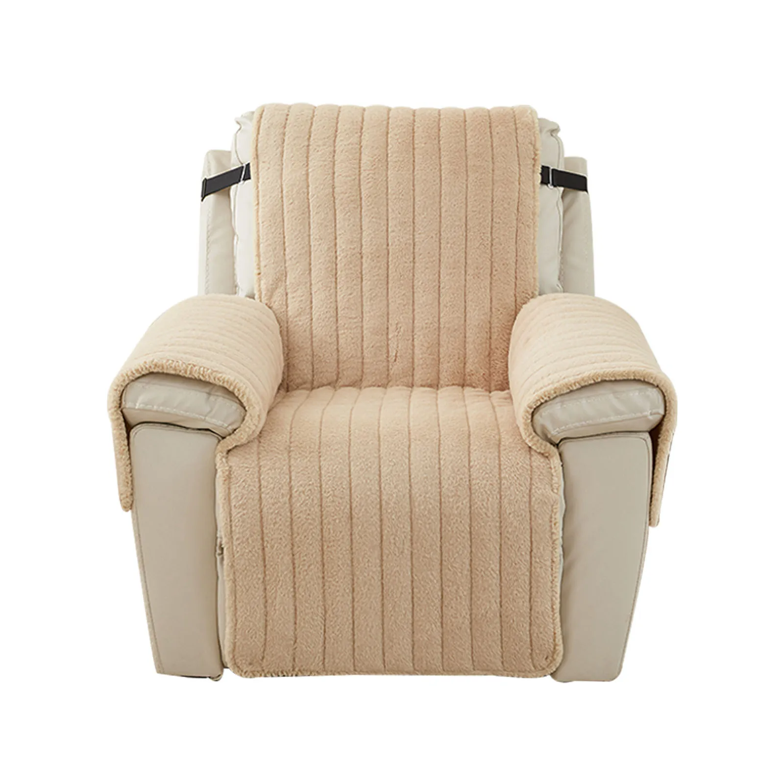 Warm Plush Fur Recliner Sofa Cover - Image 9