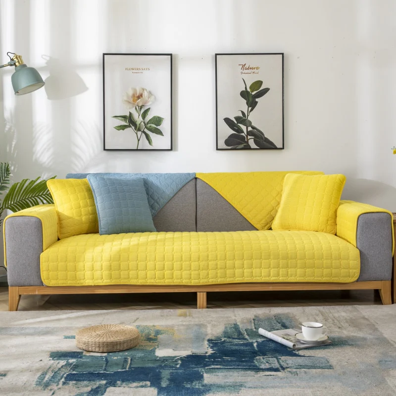 Warm Plush Sofa Cover - Image 10
