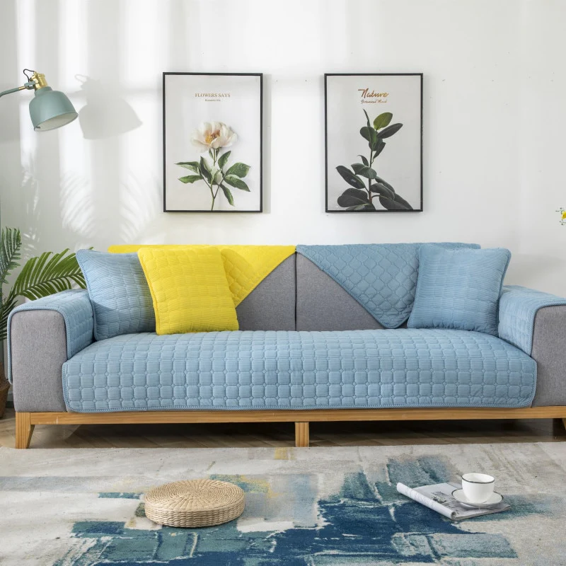 Warm Plush Sofa Cover - Image 15