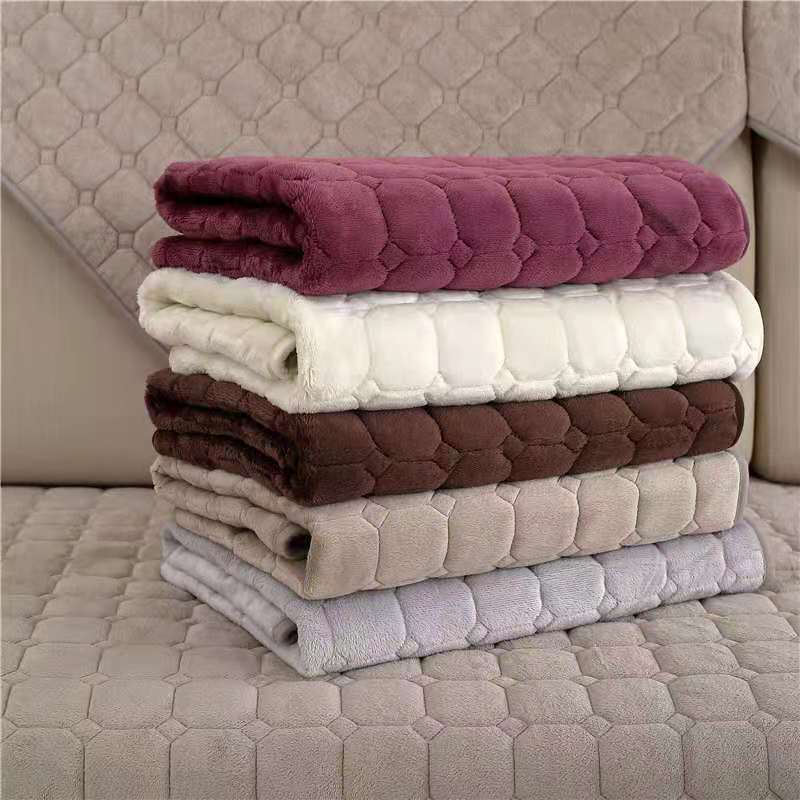 Warm Plush Sofa Cover - Image 16