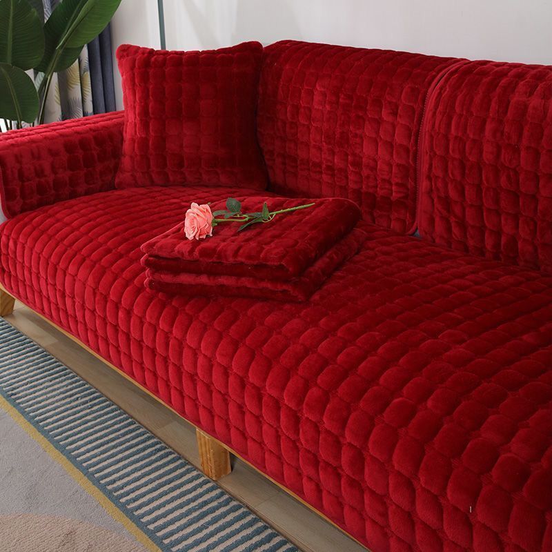 Warm Plush Sofa Cover - Image 7
