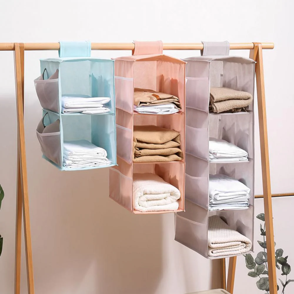 Washable Multilayer Hanging Clothes Organizer - Image 11