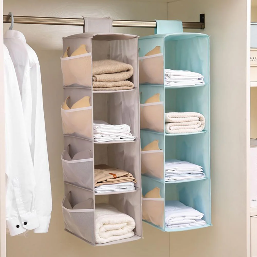 Washable Multilayer Hanging Clothes Organizer - Image 17