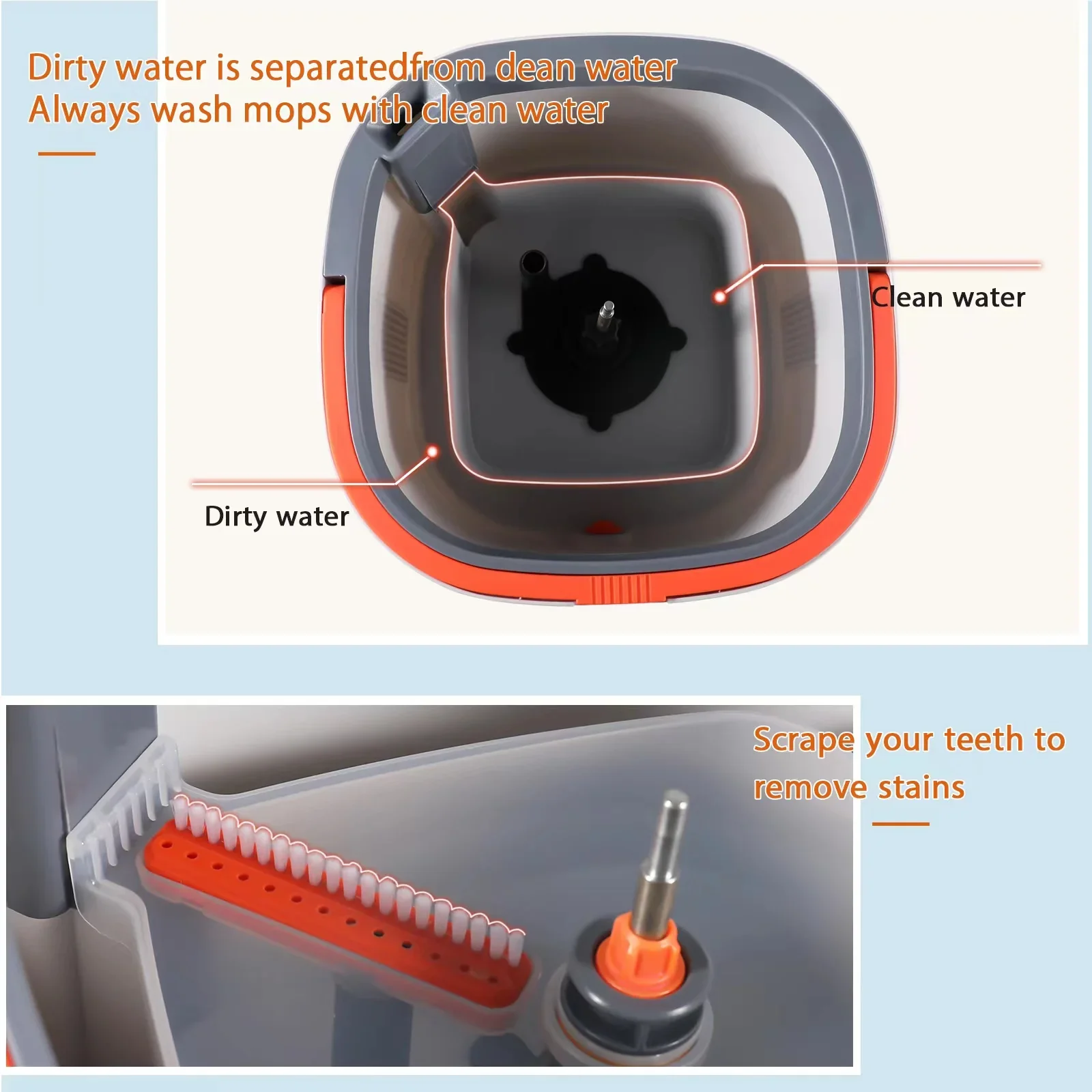 Water Separation Bucket Mop - Image 3