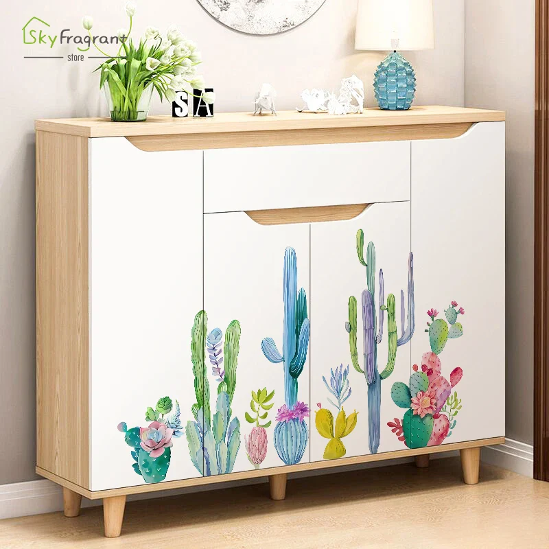 Watercolor Cactus Wall Sticker - Image 5