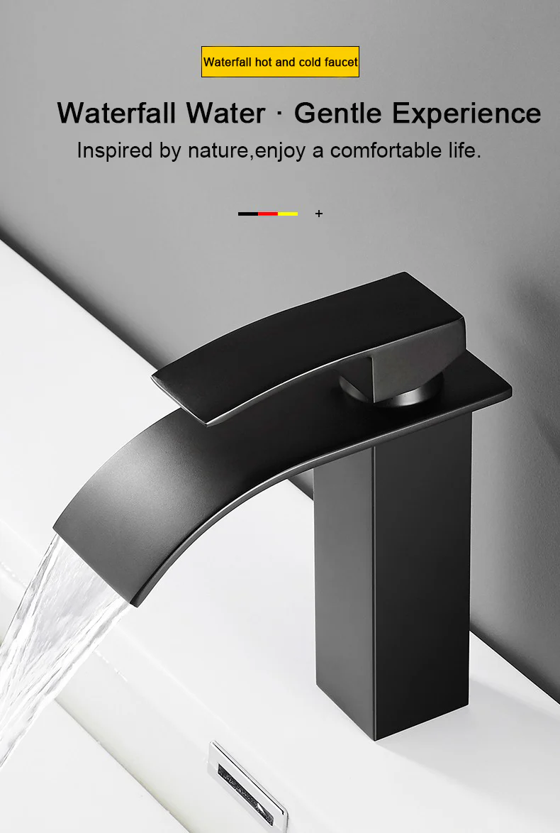 Waterfall Basin Sink Faucet - Image 21
