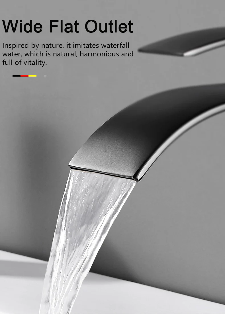 Waterfall Basin Sink Faucet - Image 24
