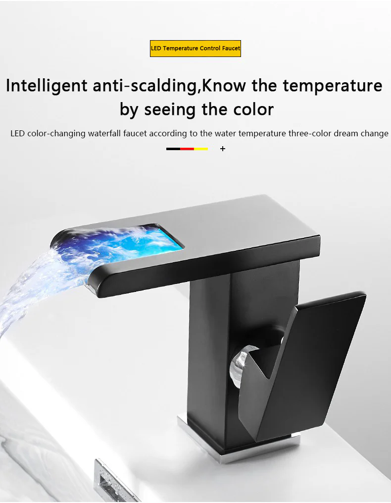 Waterfall Basin Sink Faucet - Image 25
