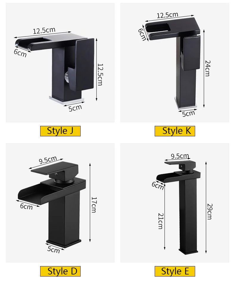 Waterfall Basin Sink Faucet - Image 34