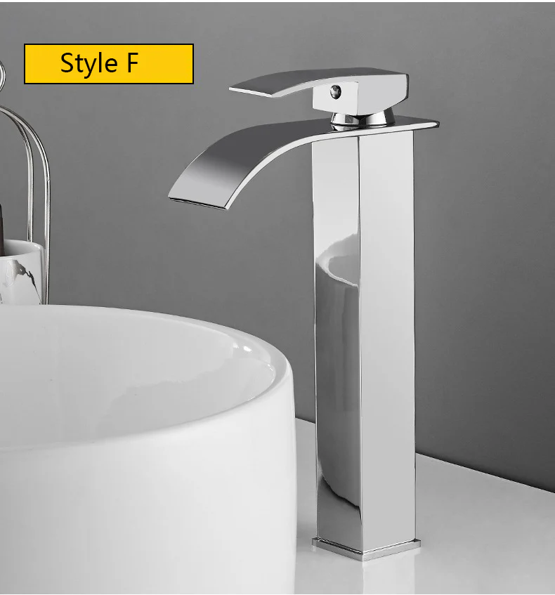 Waterfall Basin Sink Faucet - Image 36