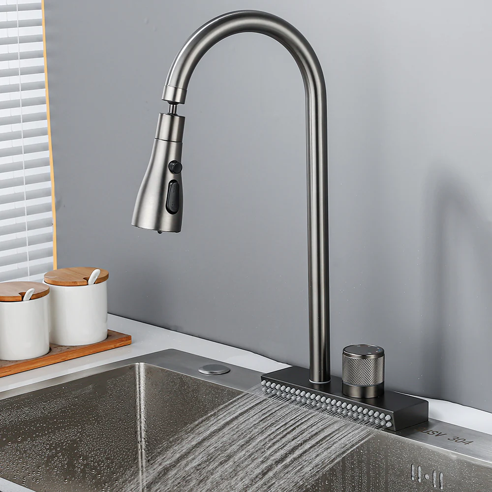 Waterfall Sink Faucet Water Tap - Image 12