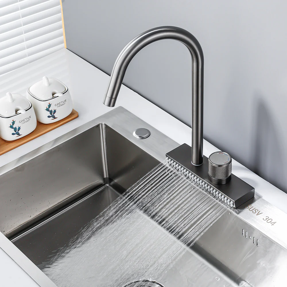 Waterfall Sink Faucet Water Tap - Image 25