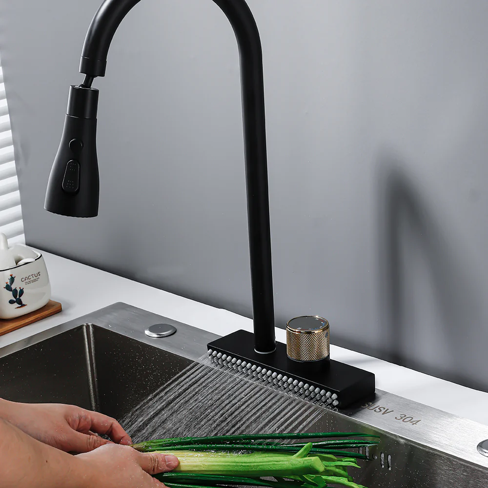 Waterfall Sink Faucet Water Tap - Image 29