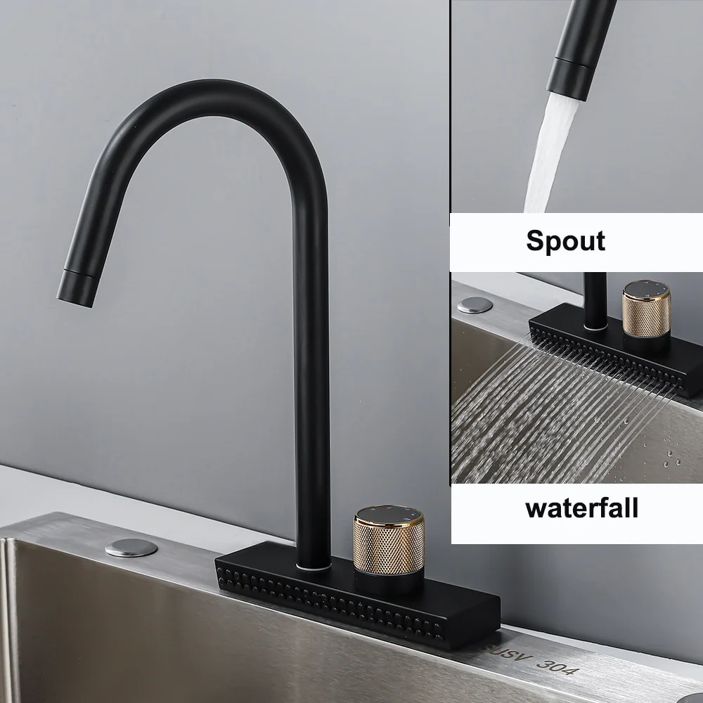 Waterfall Sink Faucet Water Tap - Image 5