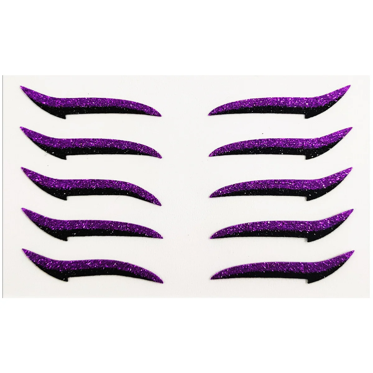 Waterproof Colorful Glitter Eyeliner Sticker Set - Image 10