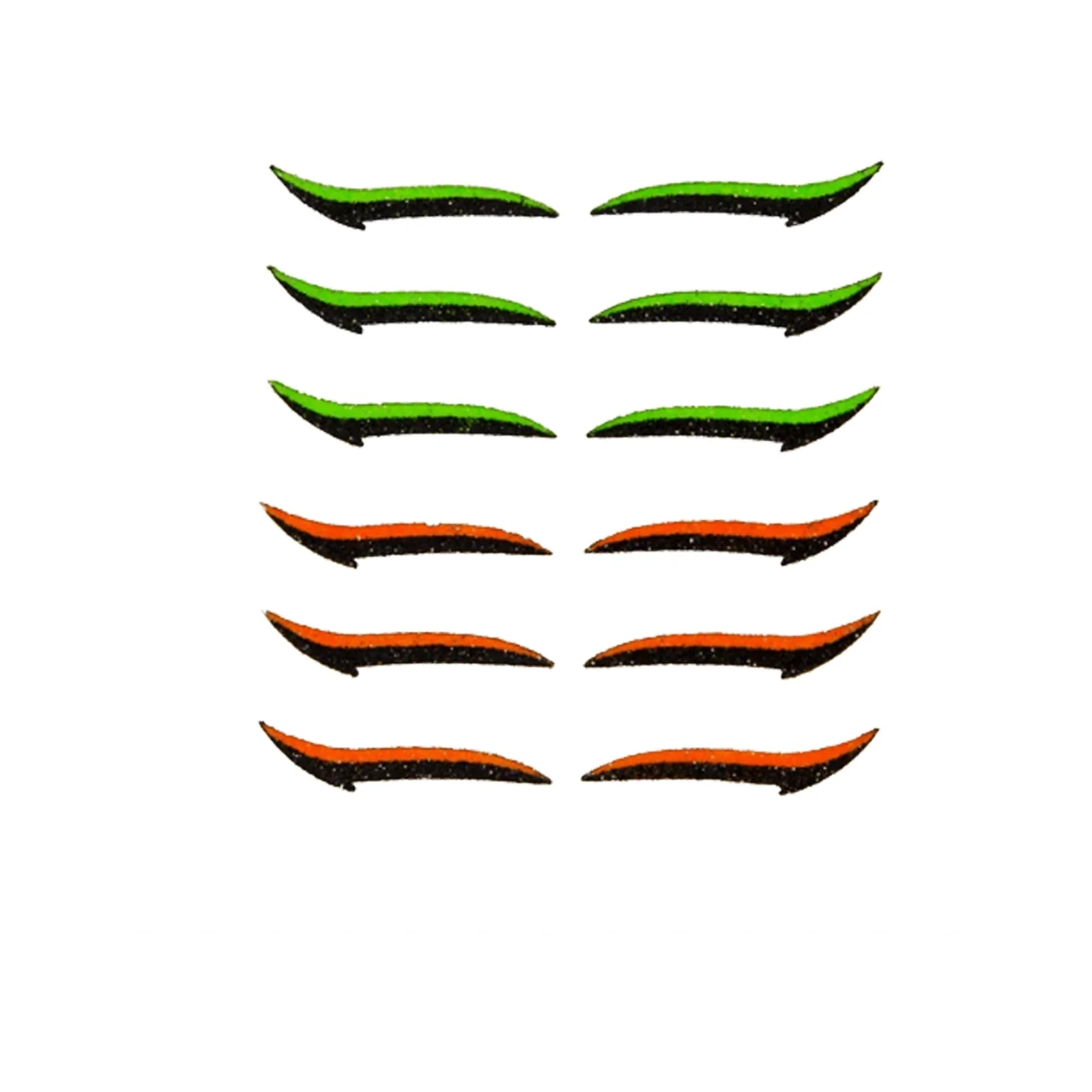 Waterproof Colorful Glitter Eyeliner Sticker Set - Image 3