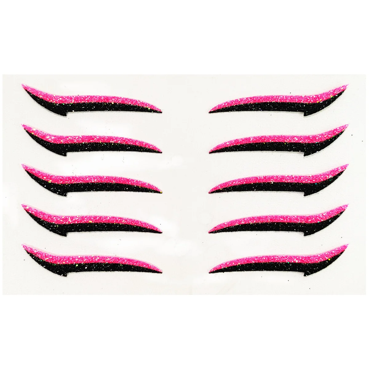 Waterproof Colorful Glitter Eyeliner Sticker Set - Image 6