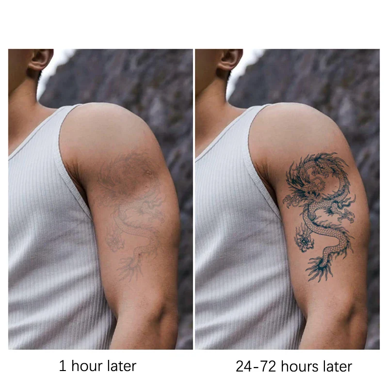 Waterproof Dragon Tattoo Sticker - Image 5