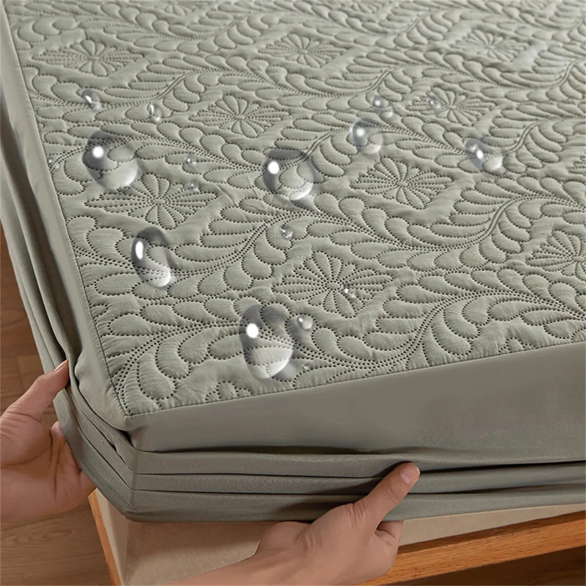 Waterproof Embossed Bed Sheet - Image 2