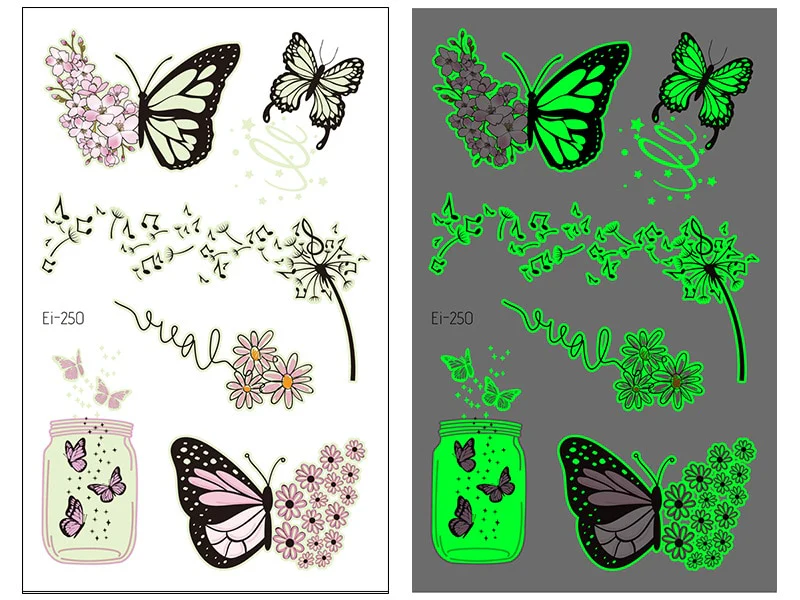 Waterproof Eyes Face Art Fake Tattoo Sticker - Image 11