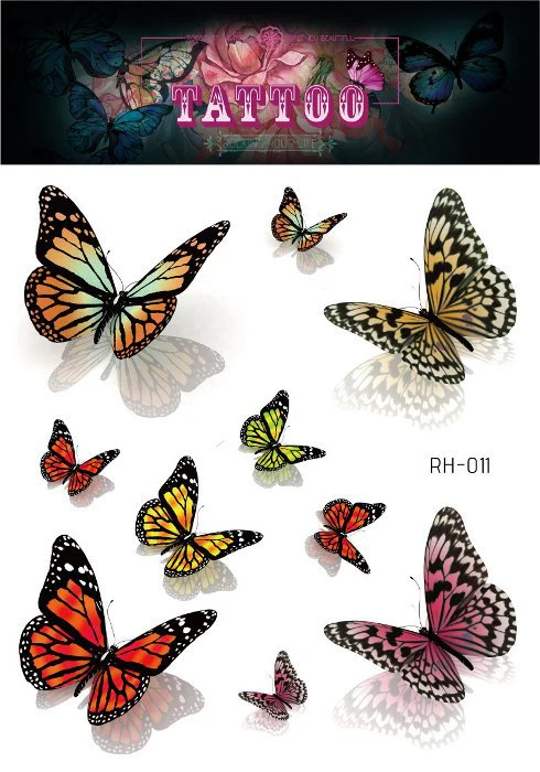 Waterproof Eyes Face Art Fake Tattoo Sticker - Image 18