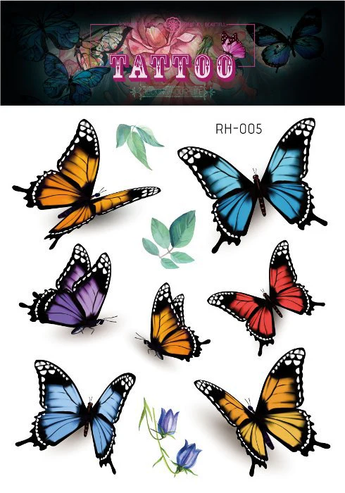 Waterproof Eyes Face Art Fake Tattoo Sticker - Image 24