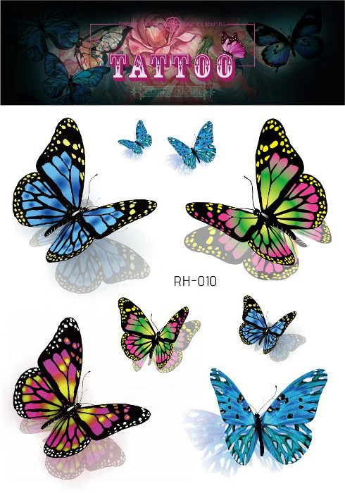 Waterproof Eyes Face Art Fake Tattoo Sticker - Image 25