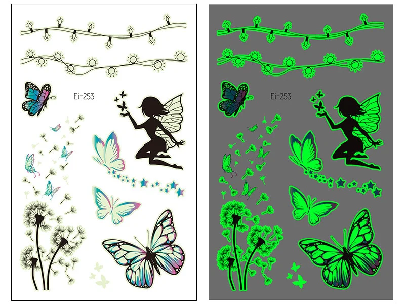Waterproof Eyes Face Art Fake Tattoo Sticker - Image 28