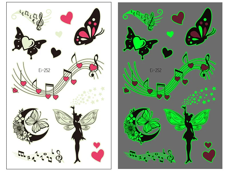 Waterproof Eyes Face Art Fake Tattoo Sticker - Image 29