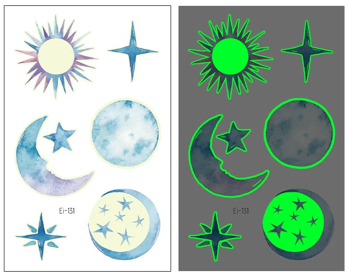 Waterproof Eyes Face Art Fake Tattoo Sticker - Image 33