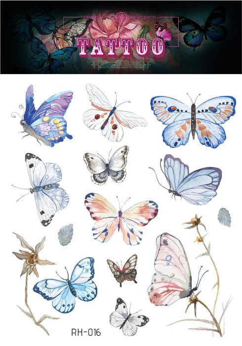 Waterproof Eyes Face Art Fake Tattoo Sticker - Image 34