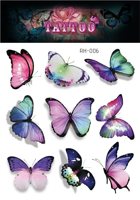 Waterproof Eyes Face Art Fake Tattoo Sticker - Image 35