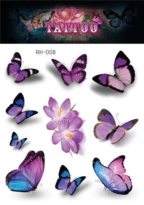 Waterproof Eyes Face Art Fake Tattoo Sticker - Image 36
