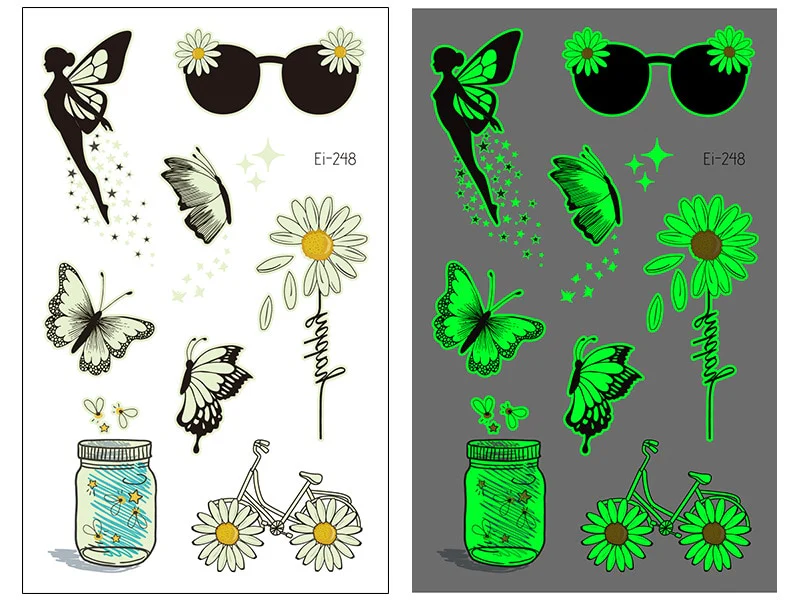 Waterproof Eyes Face Art Fake Tattoo Sticker - Image 40