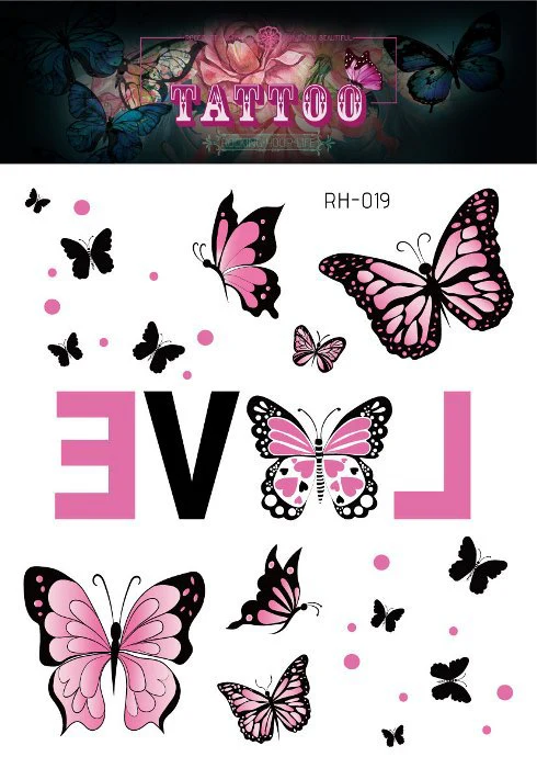 Waterproof Eyes Face Art Fake Tattoo Sticker - Image 41