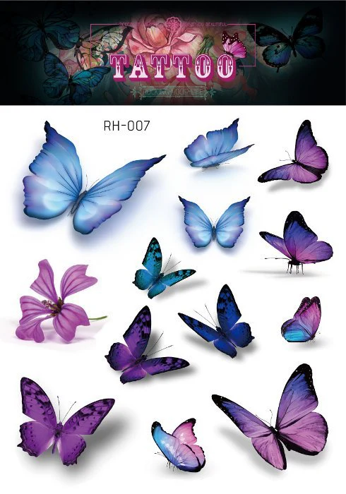 Waterproof Eyes Face Art Fake Tattoo Sticker - Image 42