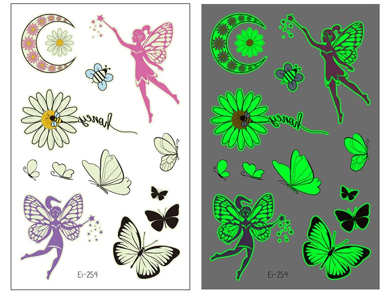 Waterproof Eyes Face Art Fake Tattoo Sticker - Image 43