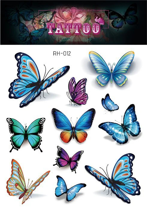 Waterproof Eyes Face Art Fake Tattoo Sticker - Image 45