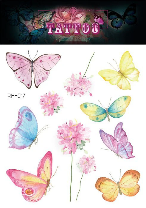 Waterproof Eyes Face Art Fake Tattoo Sticker - Image 49