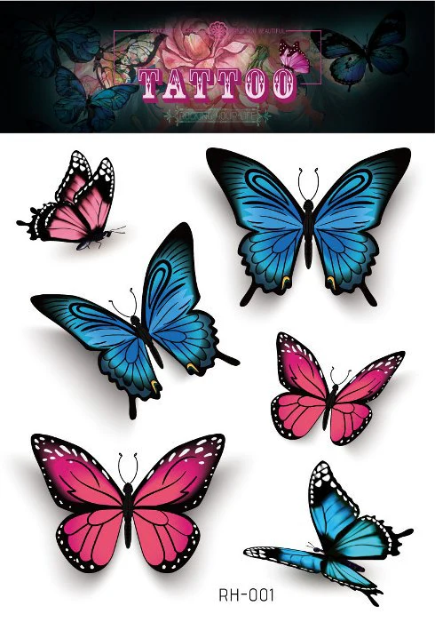 Waterproof Eyes Face Art Fake Tattoo Sticker - Image 51
