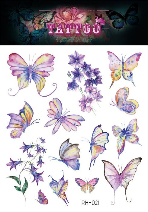 Waterproof Eyes Face Art Fake Tattoo Sticker - Image 52