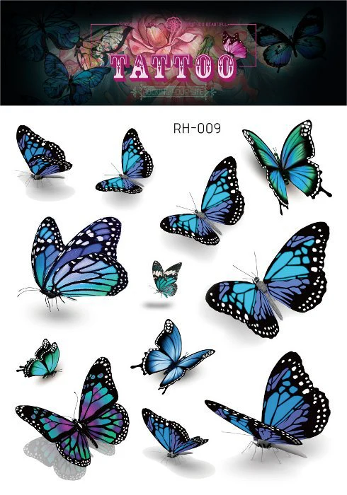 Waterproof Eyes Face Art Fake Tattoo Sticker - Image 9