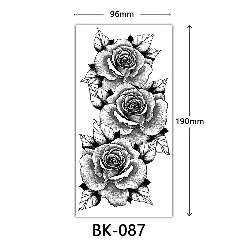 Waterproof Flower Temporary Tattoos - Image 18