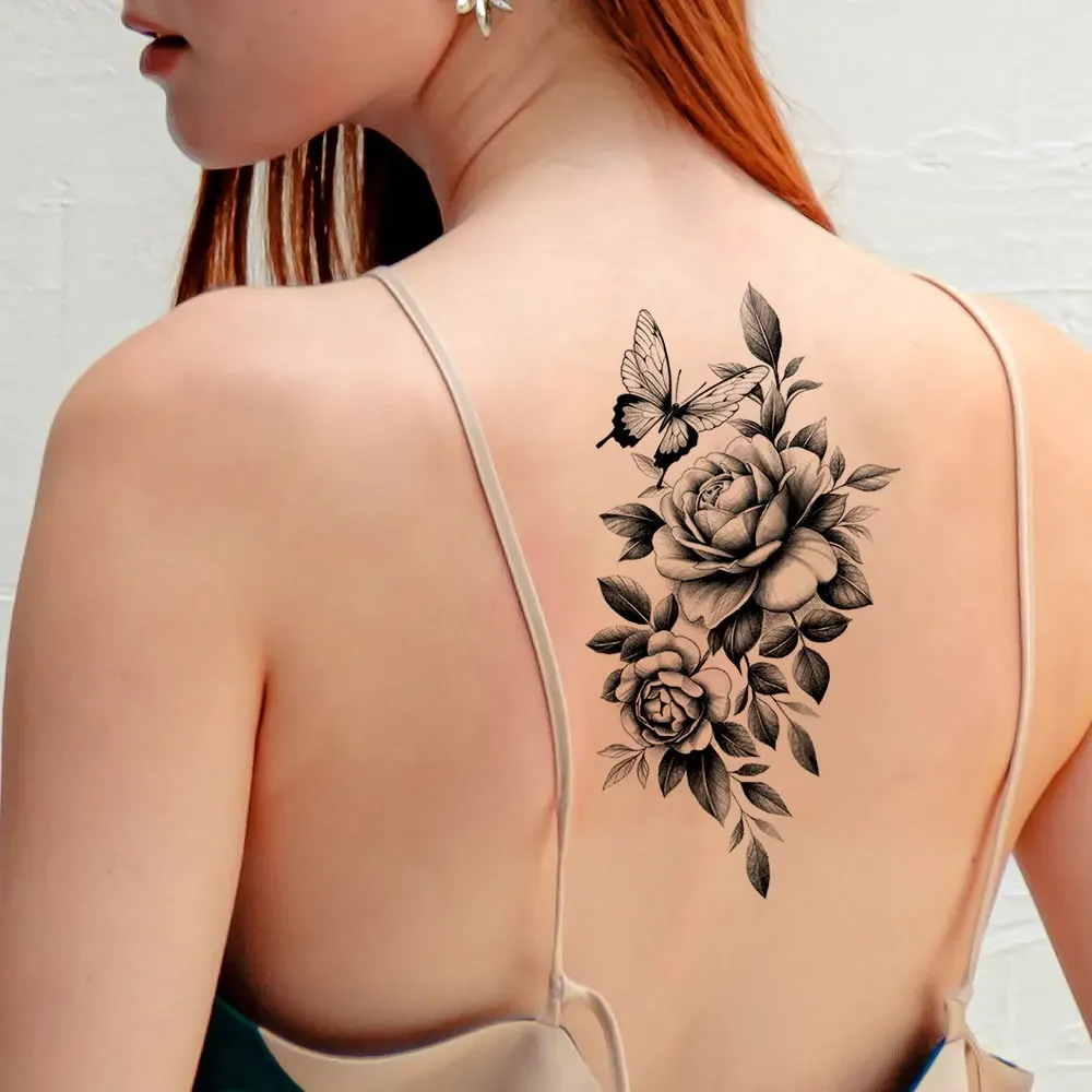 Waterproof Flower Temporary Tattoos - Image 4