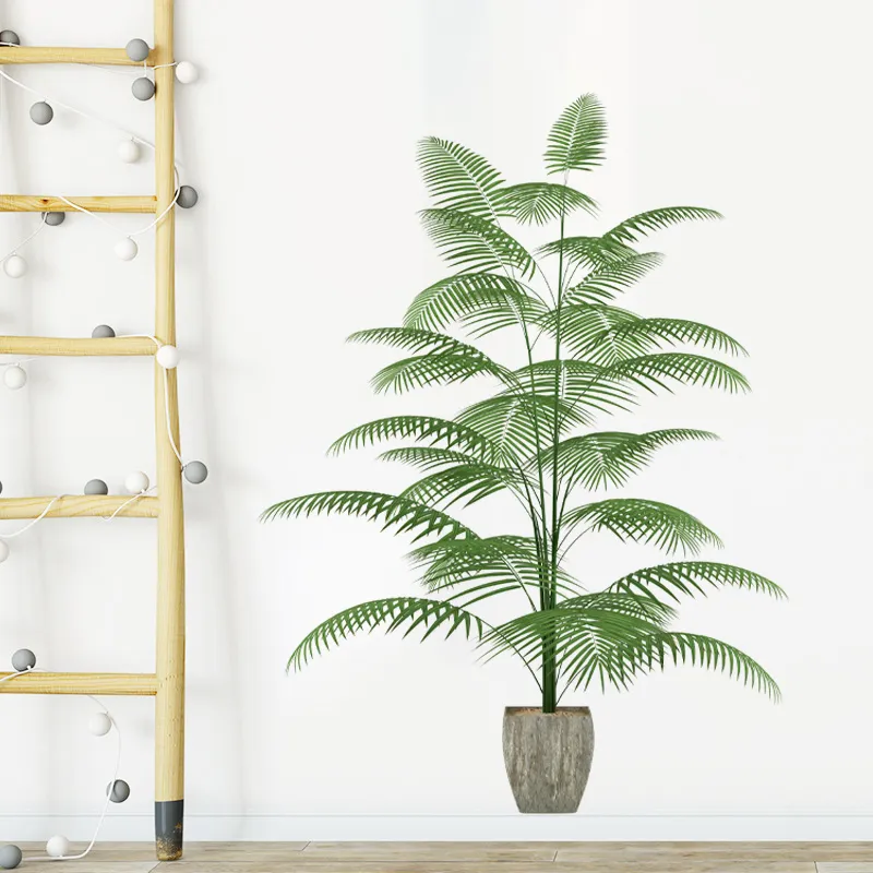 Waterproof Green Plant Pot Wall Sticker - Image 4